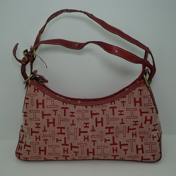 Tommy Hilfiger Handbags - Tommy Hilfiger Womens Logo Red Handbag